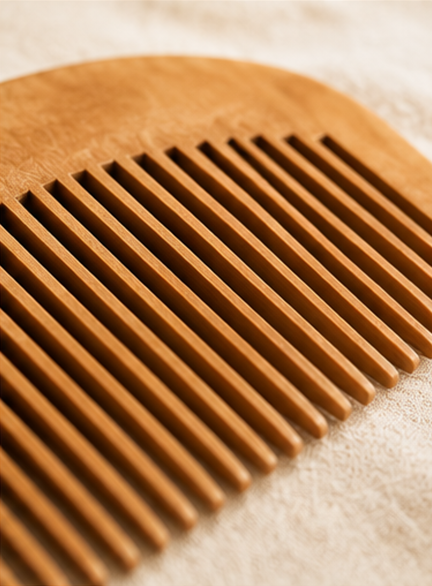 Peine de Madera de Caoba | Cuidado Natural