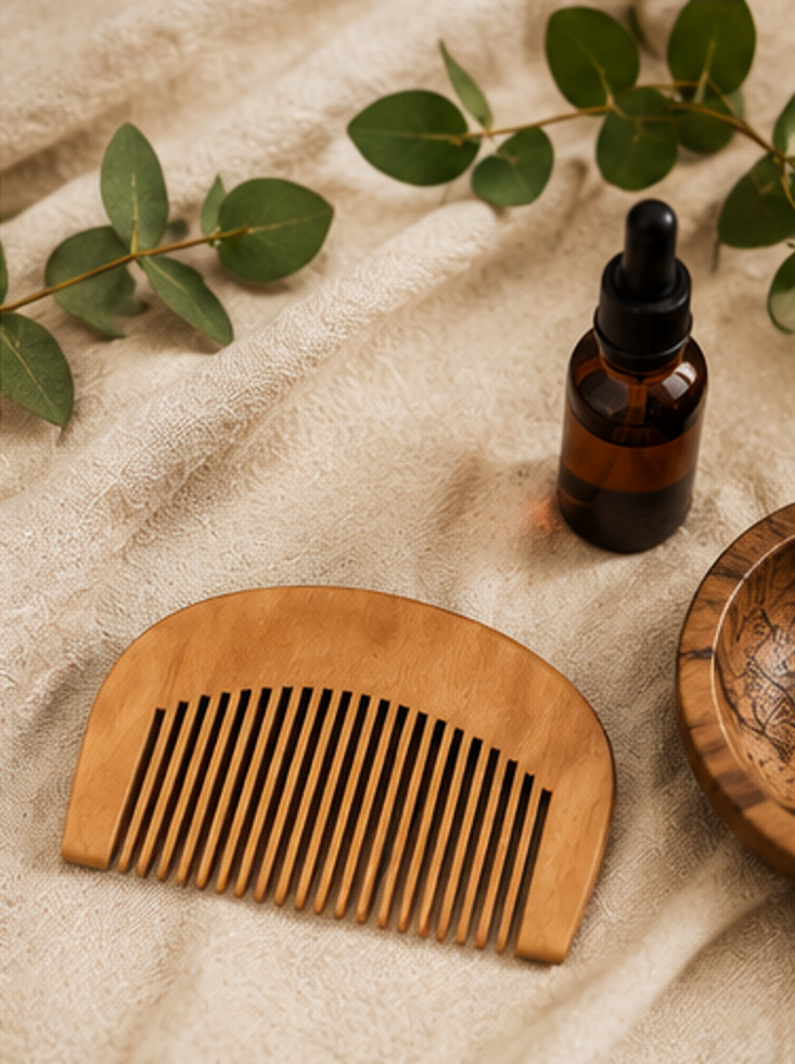 Peine de Madera de Caoba | Cuidado Natural